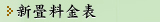 新畳料金表